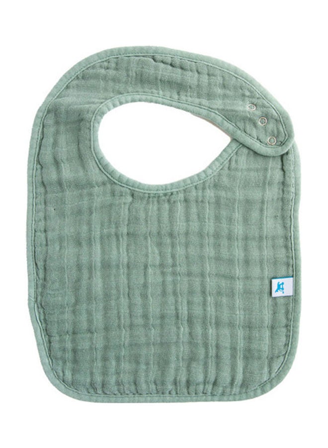 little unicorn - 3 Pack Cotton Muslin Classic Bib Set Tropical Leaf - Image 1