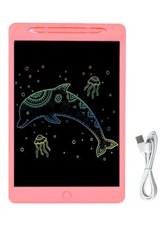 Generic 11.5 Inch Multipurpose Rechargeable LCD Tablet with Stylus Pen and USB Cable Pink  - Image 3