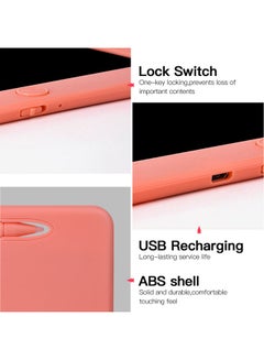 Generic 11.5 Inch Multipurpose Rechargeable LCD Tablet with Stylus Pen and USB Cable Pink  - Image 4