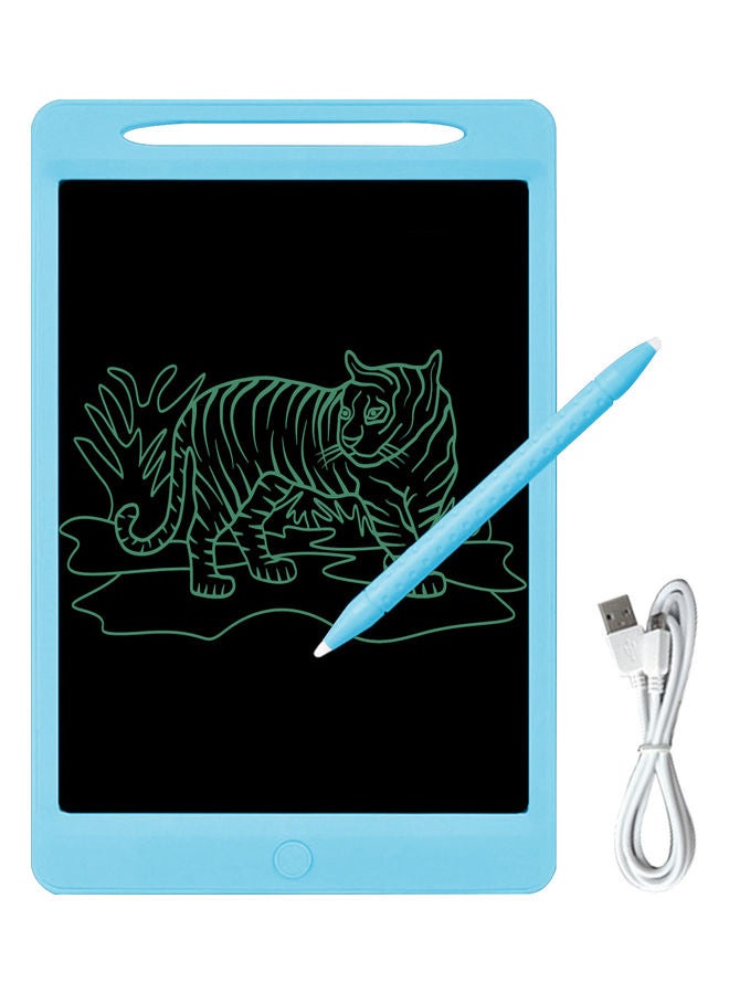 Generic 11.5 Inch Multipurpose Rechargeable LCD Tablet with Stylus Pen and USB Cable Blue  - Image 1
