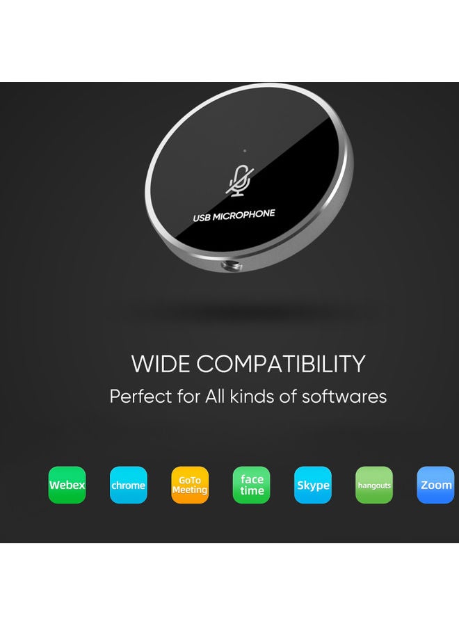 أيبيسي ميكروفون للكمبيوتر بمنفذ USB للمؤتمرات OS5363 أسود - Image 2