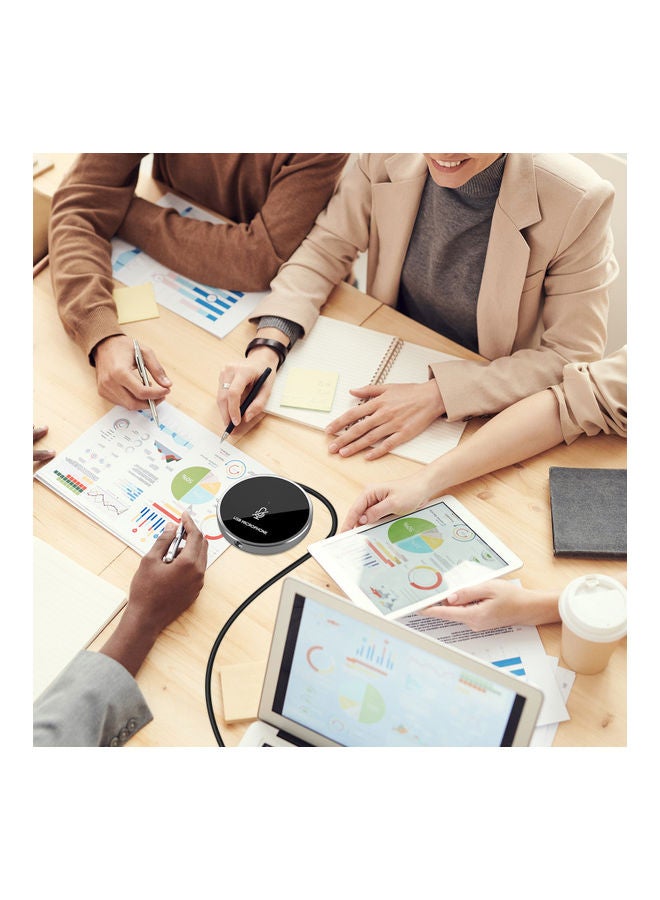 أيبيسي ميكروفون للكمبيوتر بمنفذ USB للمؤتمرات OS5363 أسود - Image 4