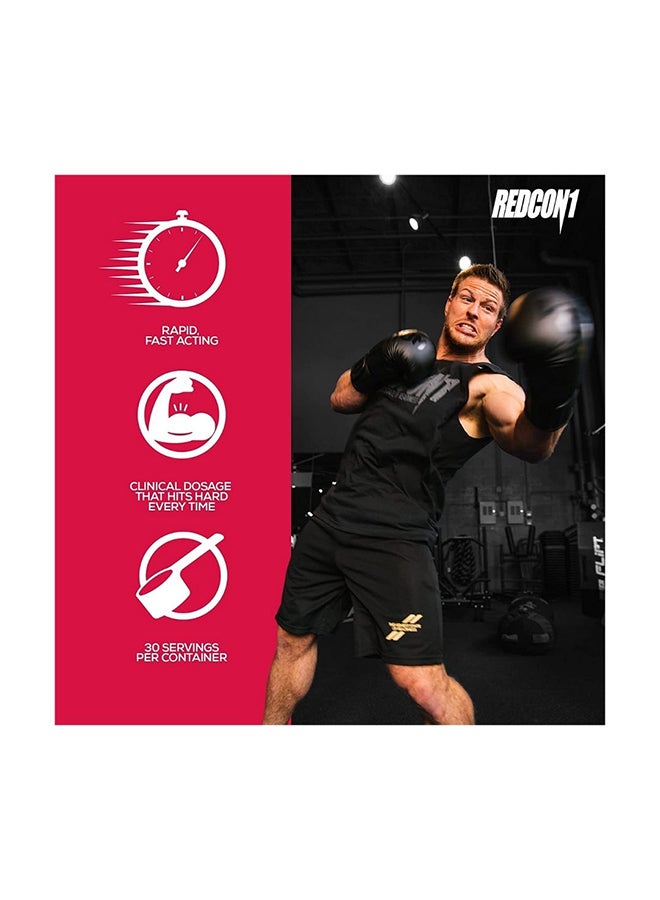 REDCON1 Total War Pre Workout 30 Servings - Strawberry Mango - Image 2