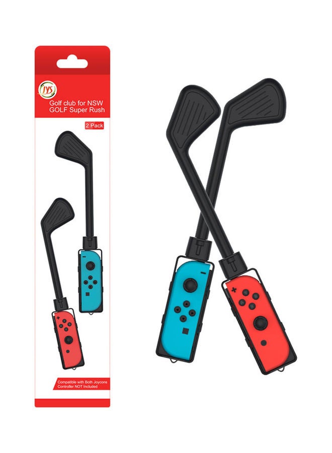 2-Piece Left and Right Hands Golf Clubs Replacement for N-Switch Joy-Con - Image 2