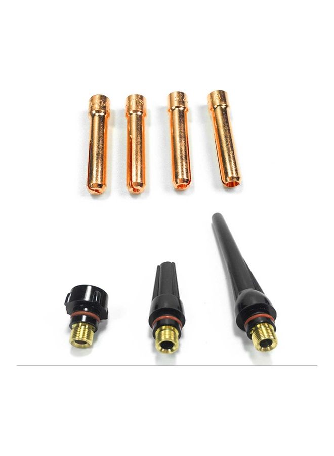 72-Piece Stubby Gas Lens for TIG Welding Torch Multicolour - Image 2