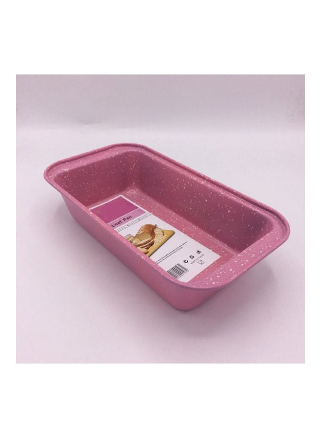 ALMUFARREJ Rectangle Deep Cake Mould Pink 25 x 6 x 13cm 