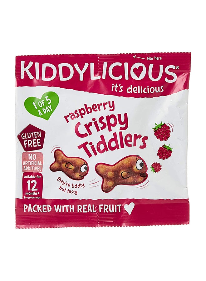 Kiddylicious Raspberry Crispy Tiddlers 12grams - Image 1