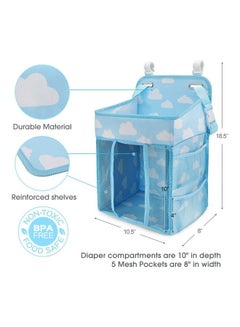 Rock Pow Hanging Baby Diaper Caddy Organizer  - Image 4