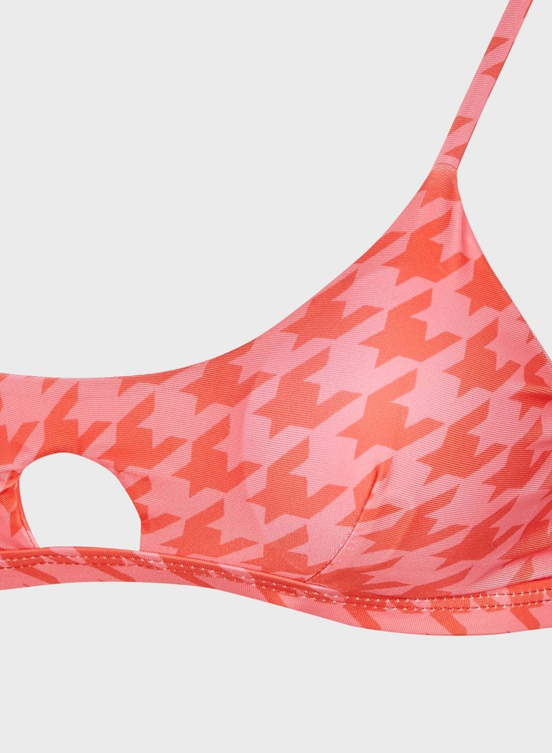 Coconut Cove - Strappy Bikini Set Pink - Image 1