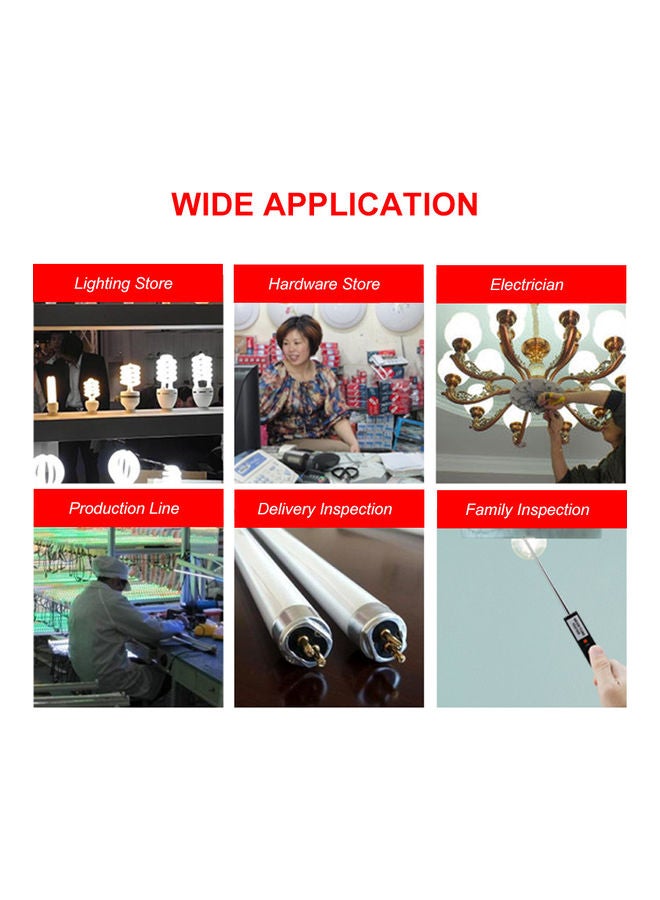 Portable Neon Digital Tester Black - Image 2