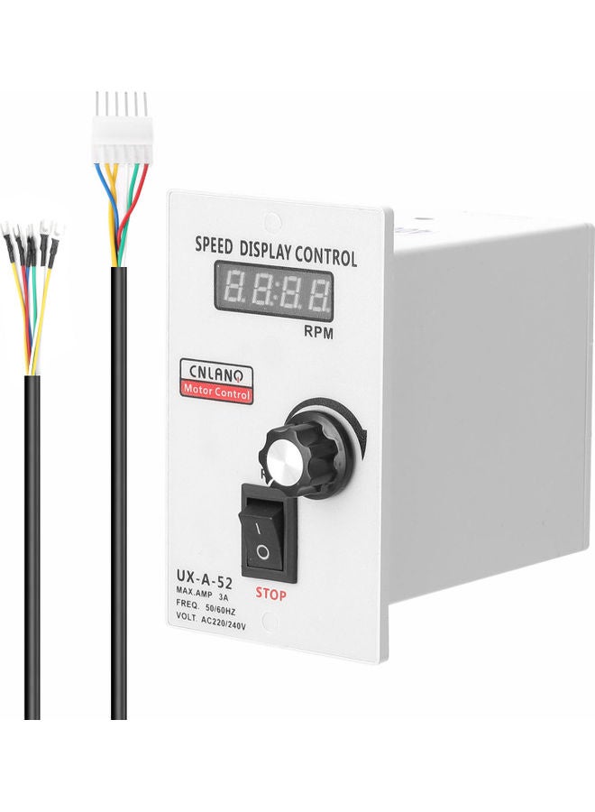400W Motor Speed Controller White/Black - Image 1