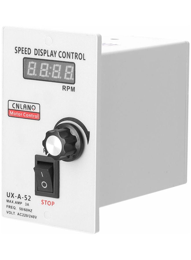 400W Motor Speed Controller White/Black - Image 5