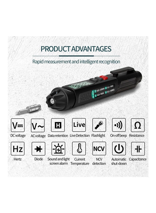 A3007 Digital Multimeter Set Black  - Image 4
