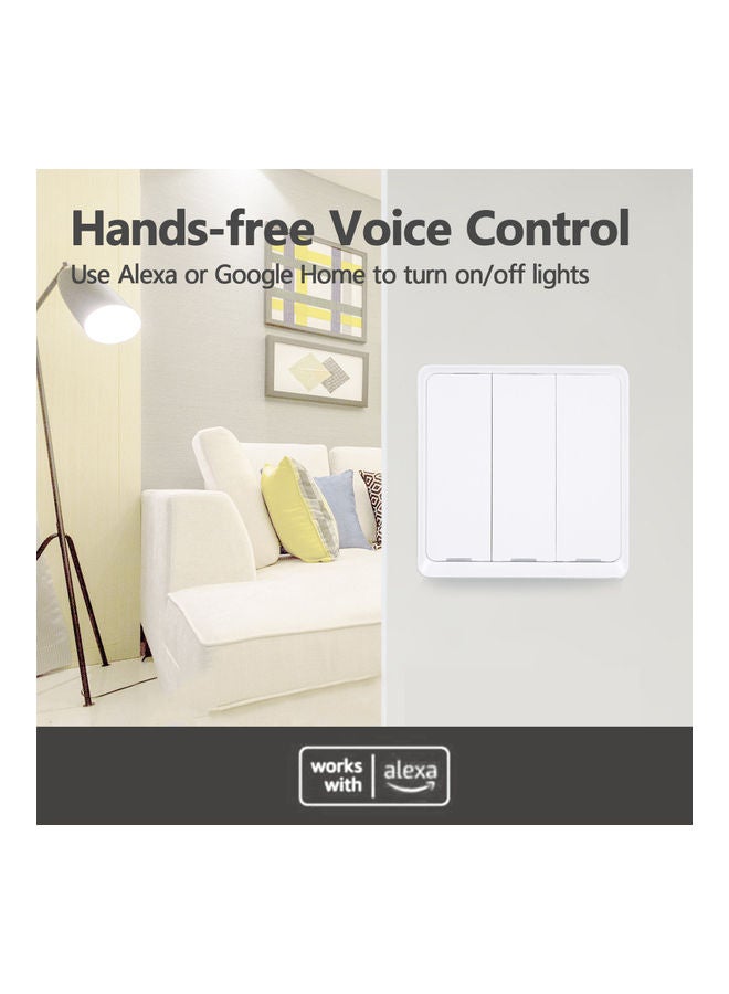 لوحة مفاتيح تحتوي على 3 أزرار أبيض - Image 4