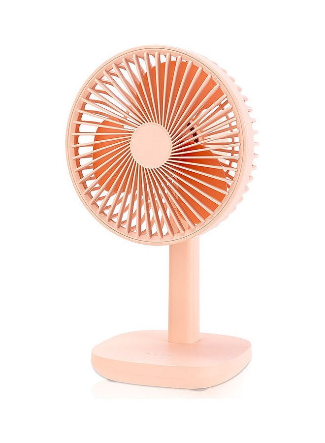 Desktop Shaking Charging Fan Pink