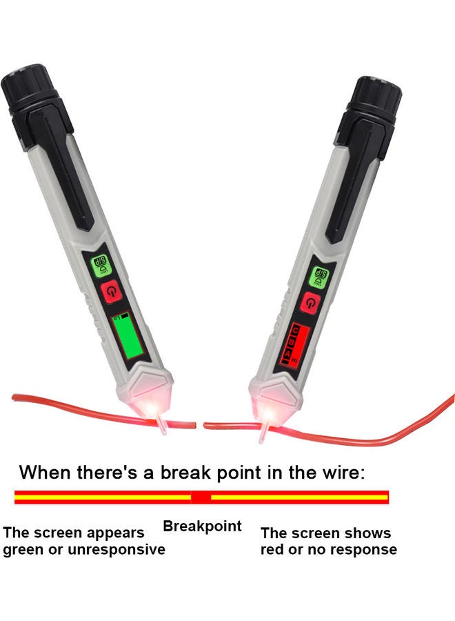 قلم اختبار الجهد ومرحلة التيار المتردد رمادي - Image 4