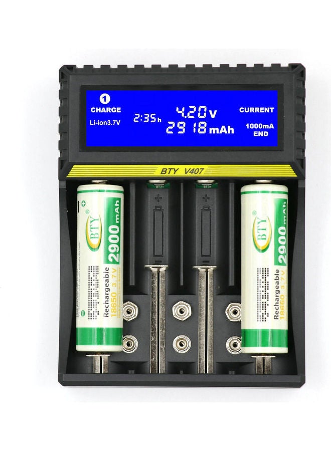 Multifunctional Battery Charging Device Black - Image 5