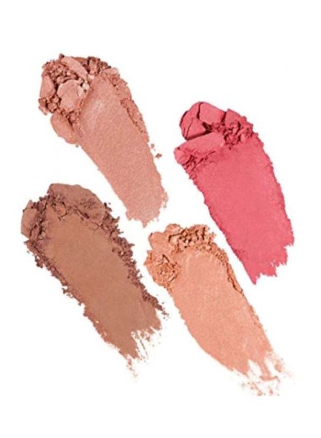 بيكا لوحة ألوان وجه كريسي تيجن ذهبي وردي/ بيتش نيكتار - Image 2