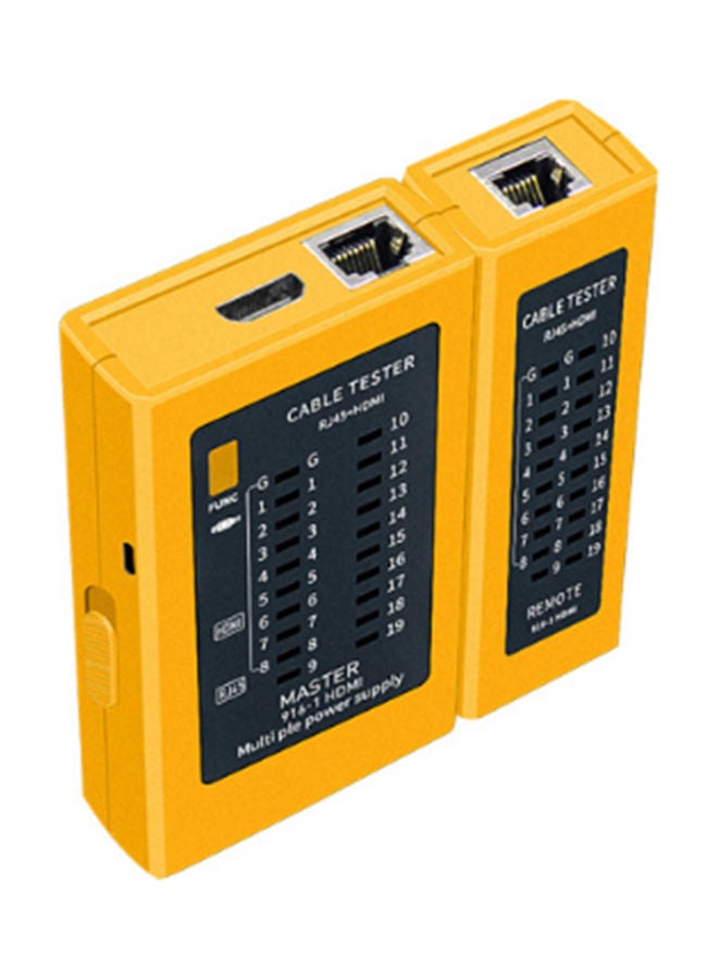 Network Cable Tester Yellow  - Image 2