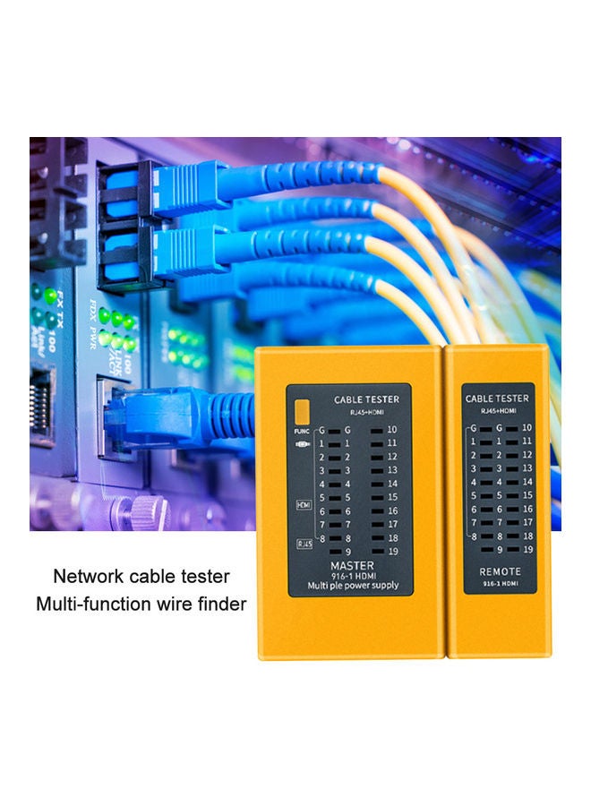 Network Cable Tester Yellow  - Image 4