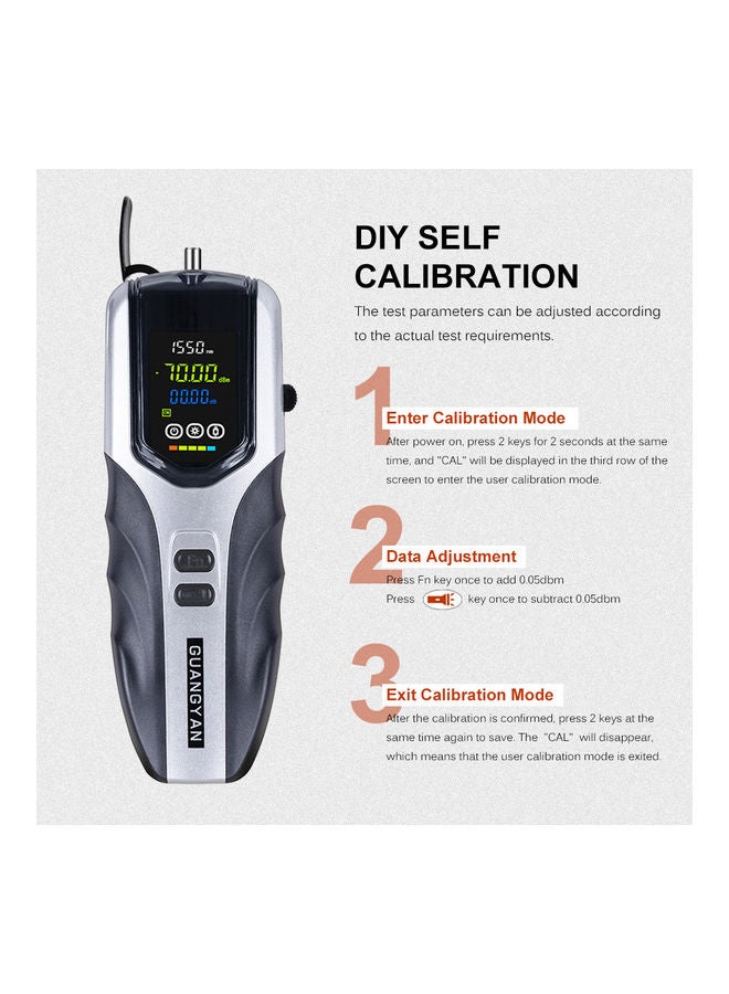 مقياس طاقة ضوئي محمول باليد. أسود - Image 2