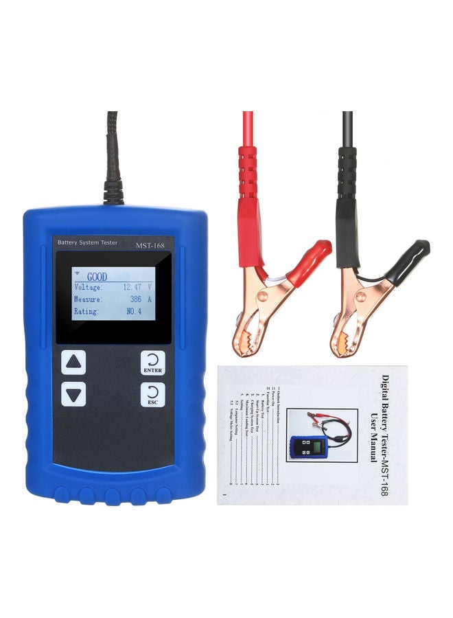 Digital Battery Accumulator Analyzer Blue - Image 2