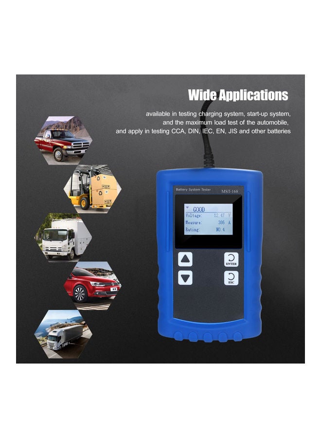 Digital Battery Accumulator Analyzer Blue - Image 5