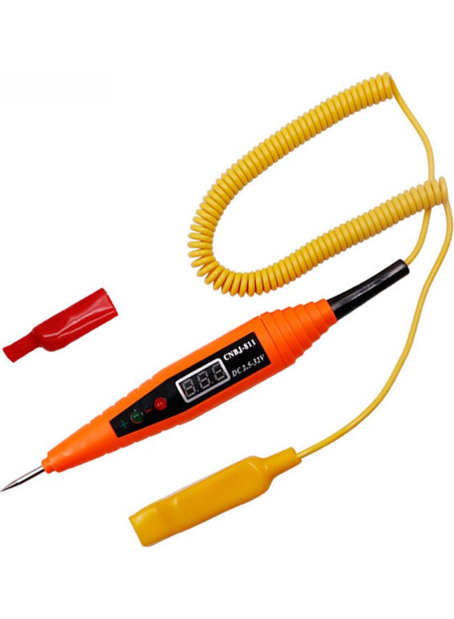 Car Electrical Voltage Tester Orange - Image 1
