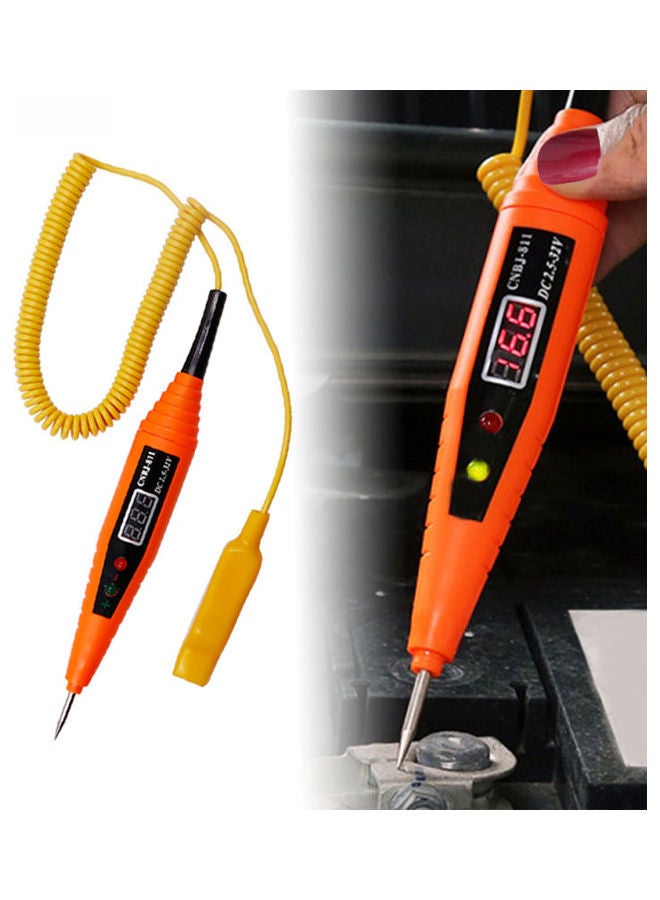 Car Electrical Voltage Tester Orange - Image 2