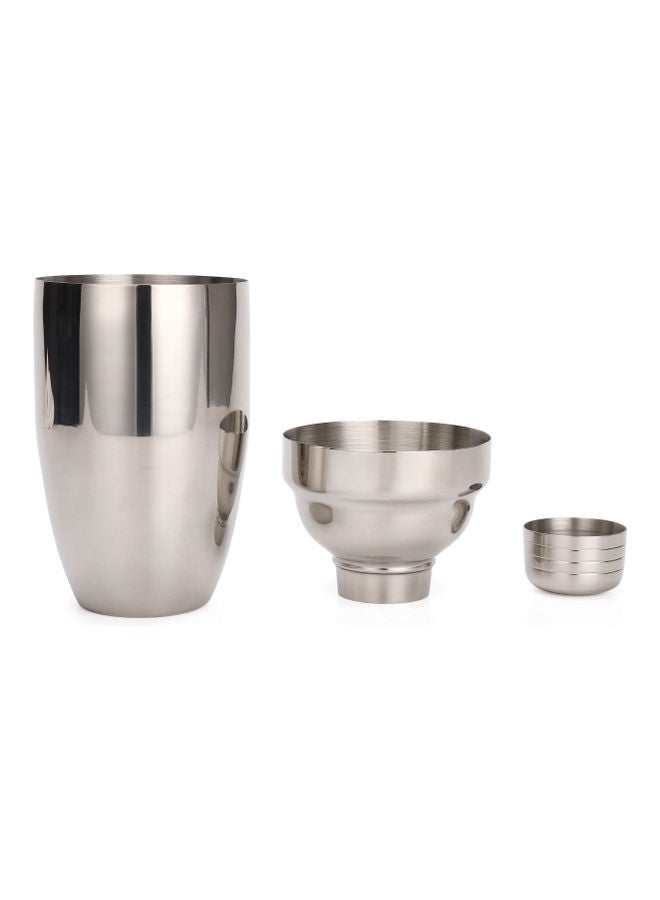 Jiangguan Stainless Steel Cocktail Shaker Silver  - Image 2