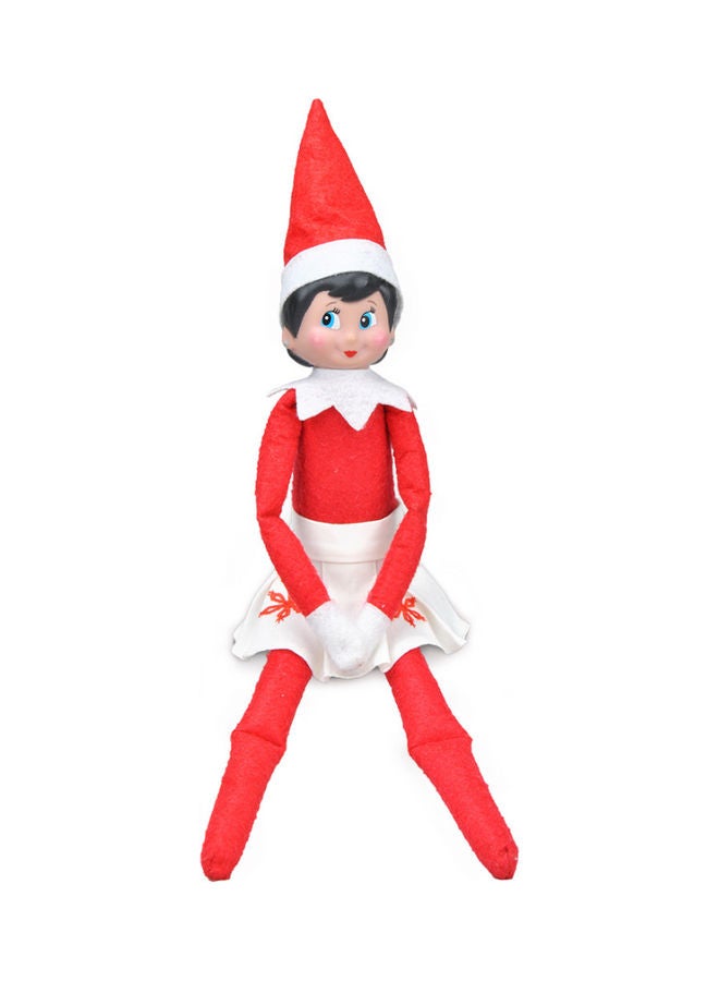 2-Piece Christmas Elf On The Shelf Plush Dolls 37x16.3x13cm - Image 2