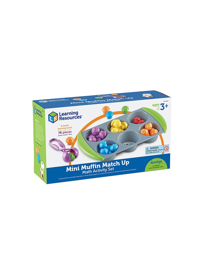 Learning Resources Mini Muffin Match Up (76-Piece Set, Sorting & Counting, Ages 3+) - Image 3