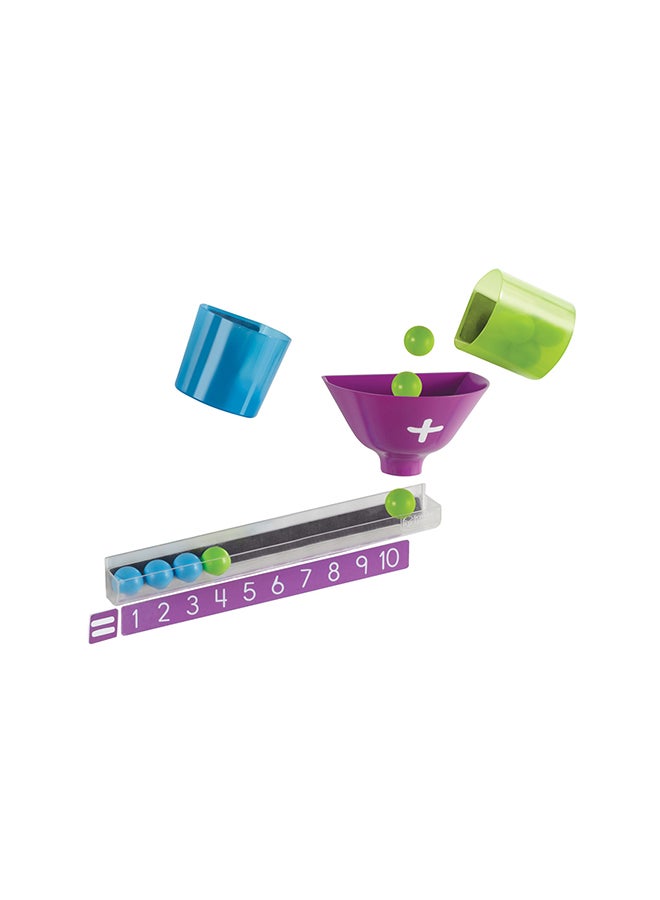 Learning Resources Magnetic Addition Machine (11-Piece Set, Multi-Color Plastic, Ages 4+) - Image 1
