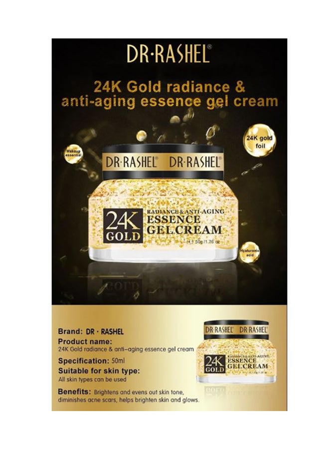 DR. RASHEL - 24K Gold Radiance And Anti-Aging Essence Cream 24K Gold 50grams - Image 1