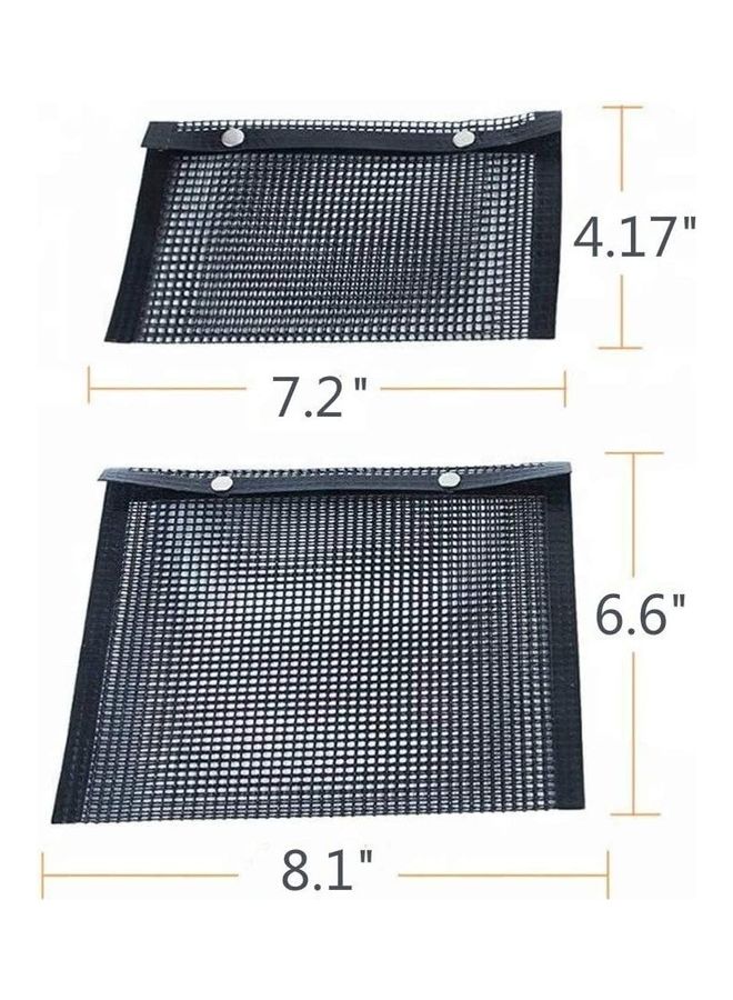 شو وو كيس شواء غير لاصق أسود - Image 2