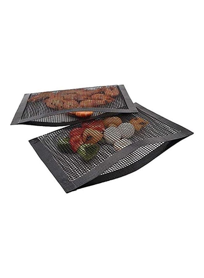 XiuWoo 2-Piece Non Stick Bbq Grilling Bag Black  - Image 1