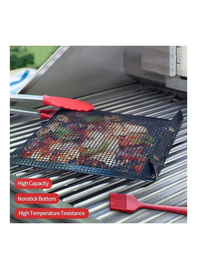 XiuWoo Bbq Mesh Grill Bags With Silicone Brush Multicolour - Image 5