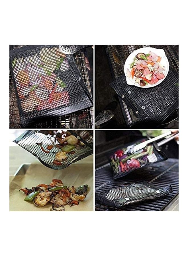 XiuWoo 2-Piece Non Stick Bbq Grilling Bag Black - Image 3