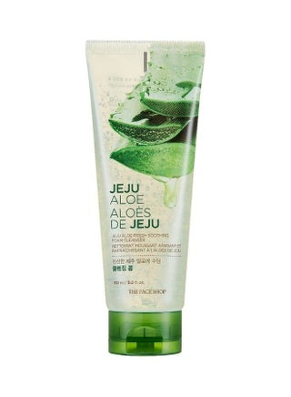 Jeju Aloe Fresh Soothing Foam Cleanser Green 150ml - v1626244574/N49133598A_1
