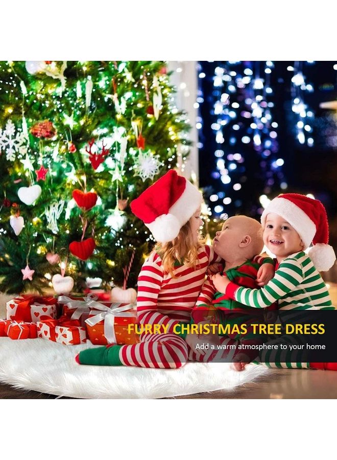 Christmas Tree Skirt White 150cm - Image 3