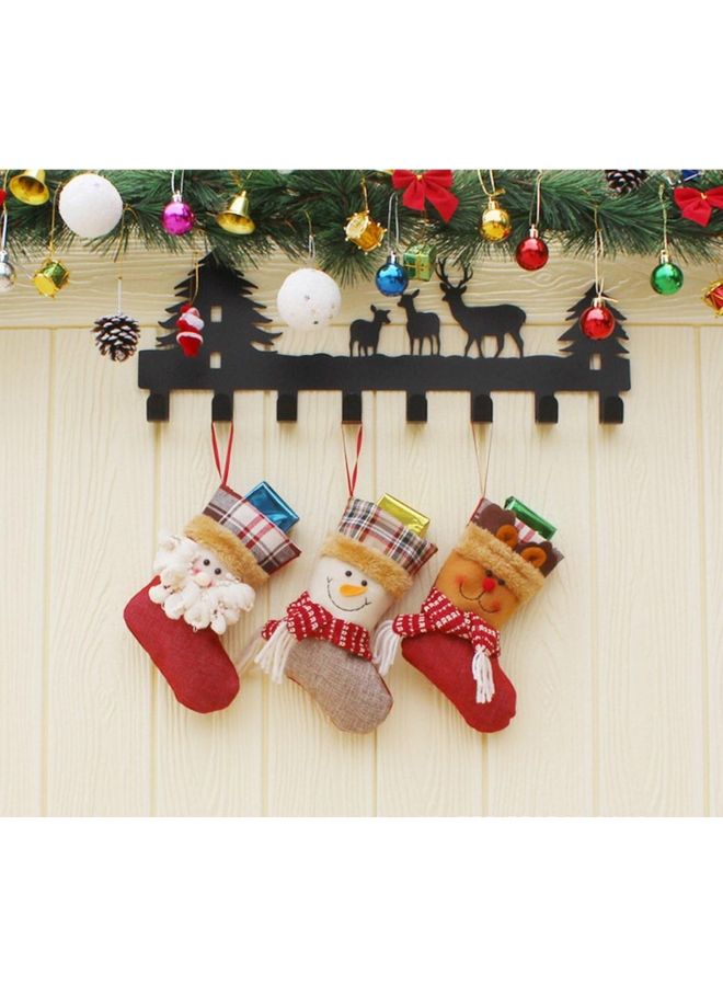 3-Piece Hanging Socks Multicolour 19x10.5cm - Image 3
