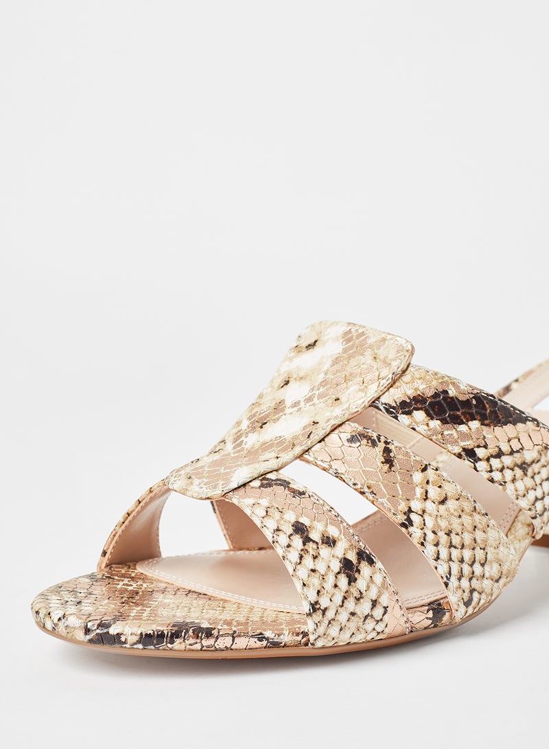 Dune LONDON Mayanna Leather Sandals Beige  - Image 4