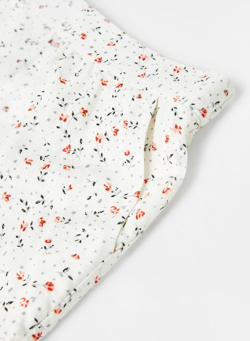 Bardot Junior Kids /Teen Ditsy Print Shorts White