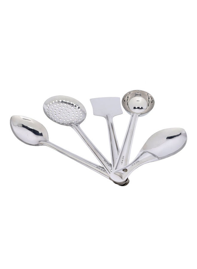 DELCASA 5-Piece Kitchen Tools Set Silver 18cm  - Image 1