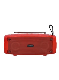 كريبتون مكبر صوت محمول يعمل بالبلوتوث وقابل للشحن KNMS5414 أحمر  - Image 4