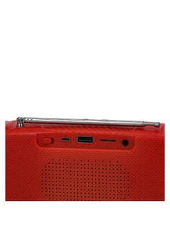 كريبتون مكبر صوت محمول يعمل بالبلوتوث وقابل للشحن KNMS5414 أحمر  - Image 5
