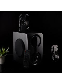 كريبتون نظام مكبر صوت متعدد الوسائط للمسرح المنزلي بقناة 2.1 KNMS5199 أسود  - Image 2