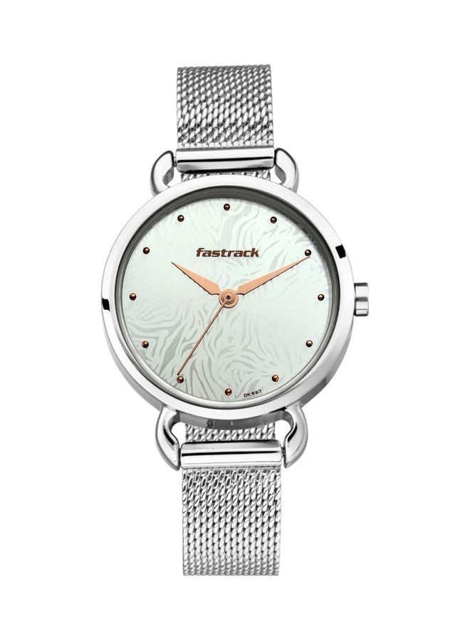 fastrack Women's Animal Print Stainless Steel Watch  Wo 6221SM01  - Image 1