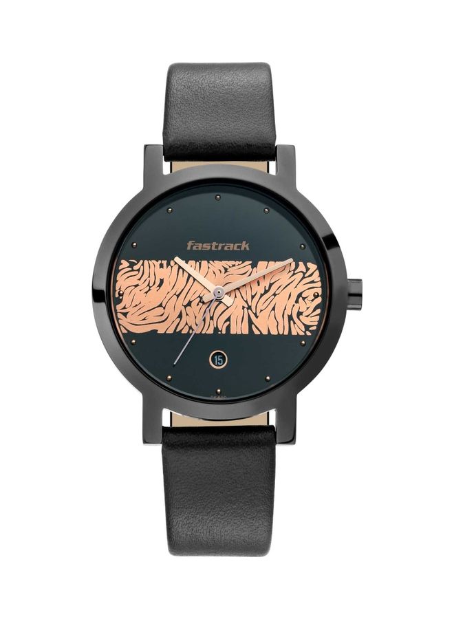 fastrack Women's Animal Print Stainless Steel Watch  Wo 6222NL01  - Image 1