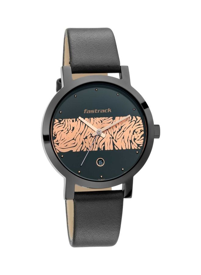 fastrack Women's Animal Print Stainless Steel Watch  Wo 6222NL01  - Image 2